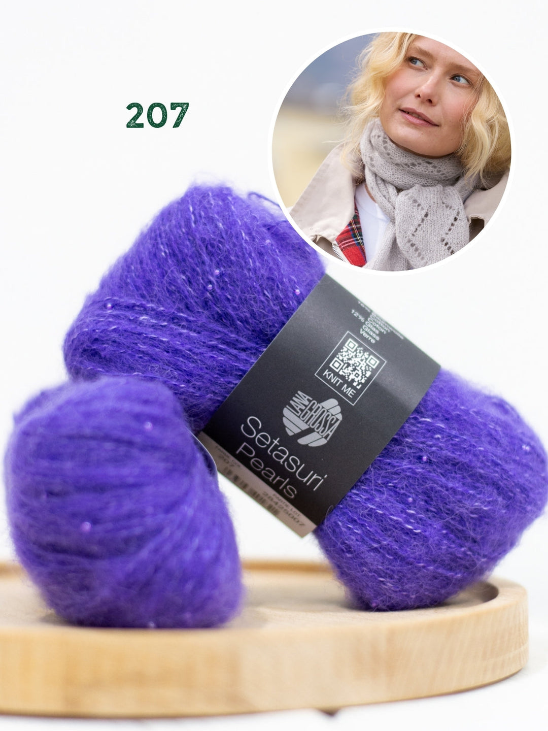 Strickpaket Setasuri Pearls Halstuch