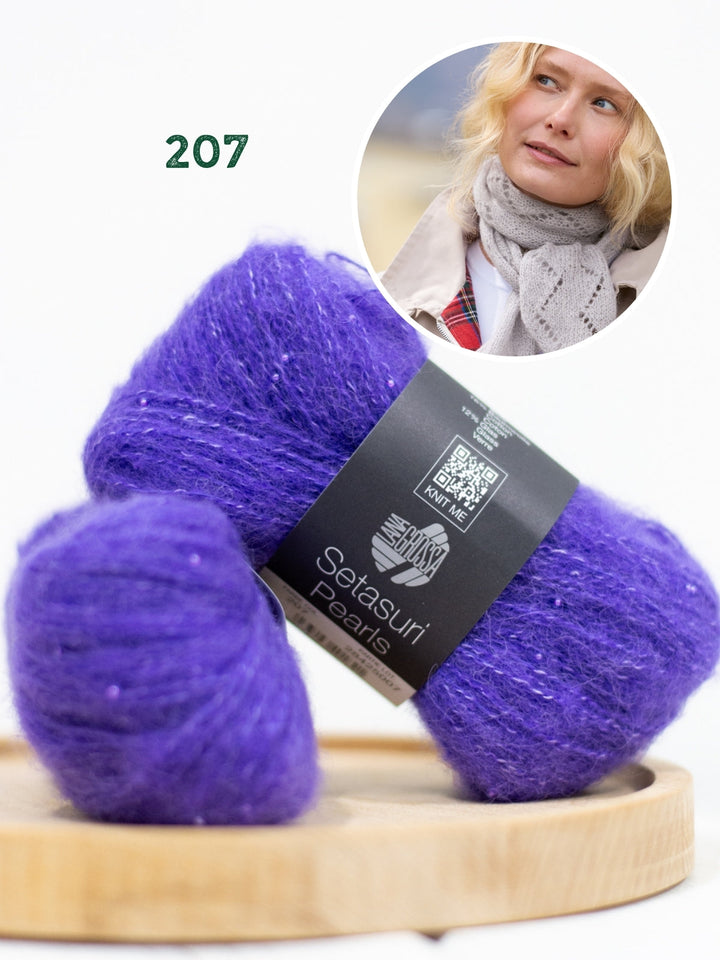 Strickpaket Setasuri Pearls Halstuch