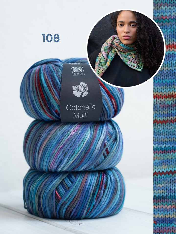 Häkelpaket Cotonella Multi Kleine Dreieckstuch