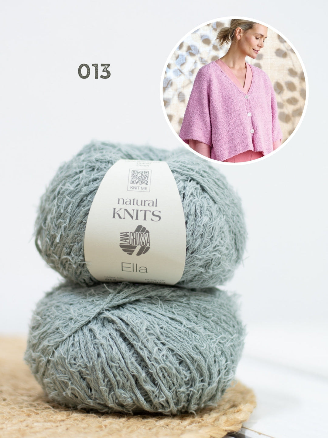 Strickpaket Ella Jacke mit kurzen Ärmeln