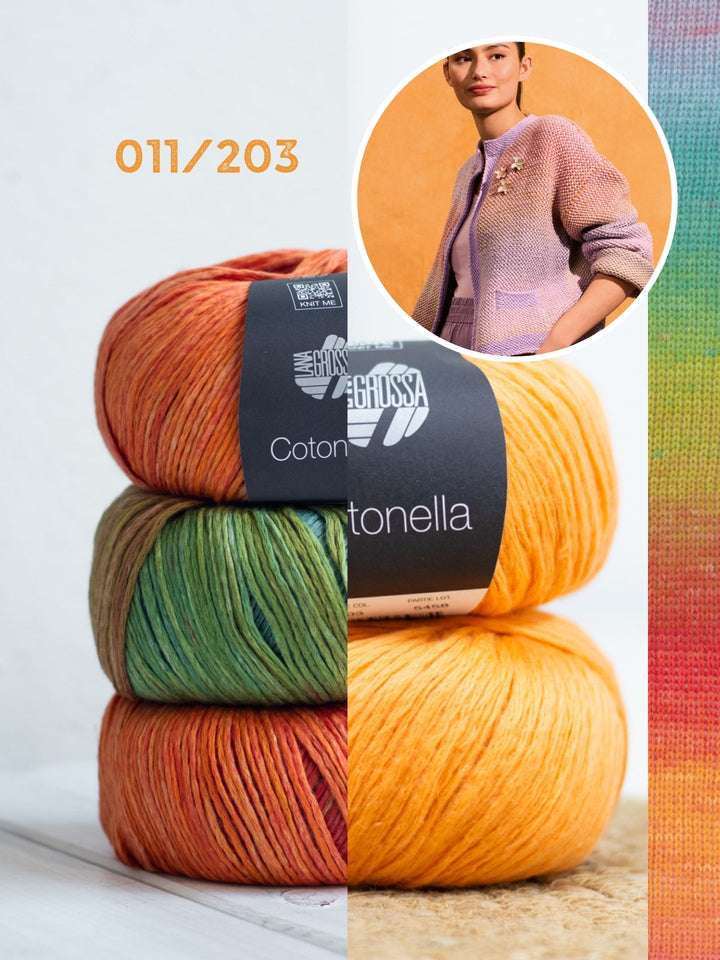 Strickpaket Cotonella Jacke