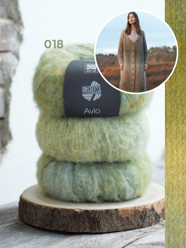 Strickpaket Avio Raglan Mantel