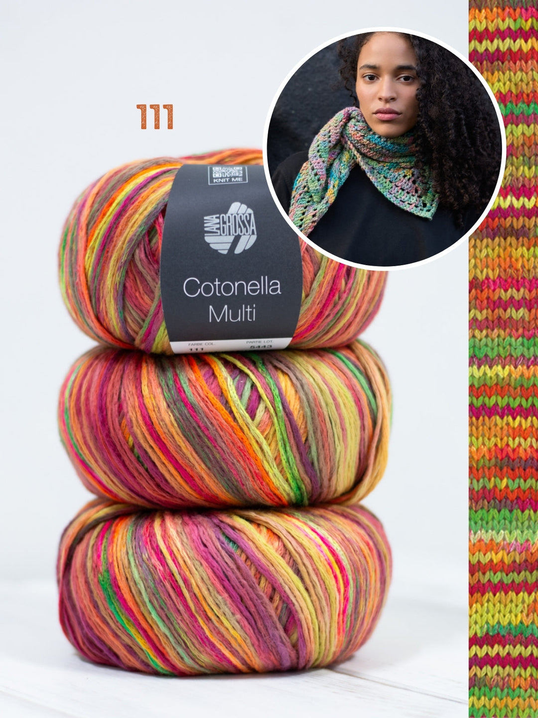 Häkelpaket Cotonella Multi Kleine Dreieckstuch