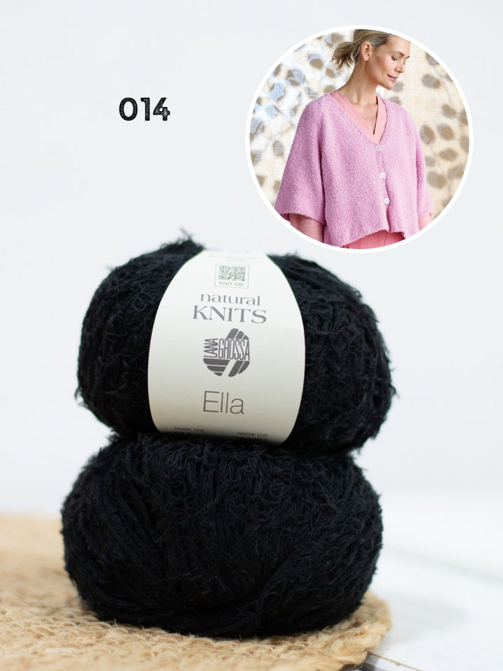 Strickpaket Ella Jacke mit kurzen Ärmeln
