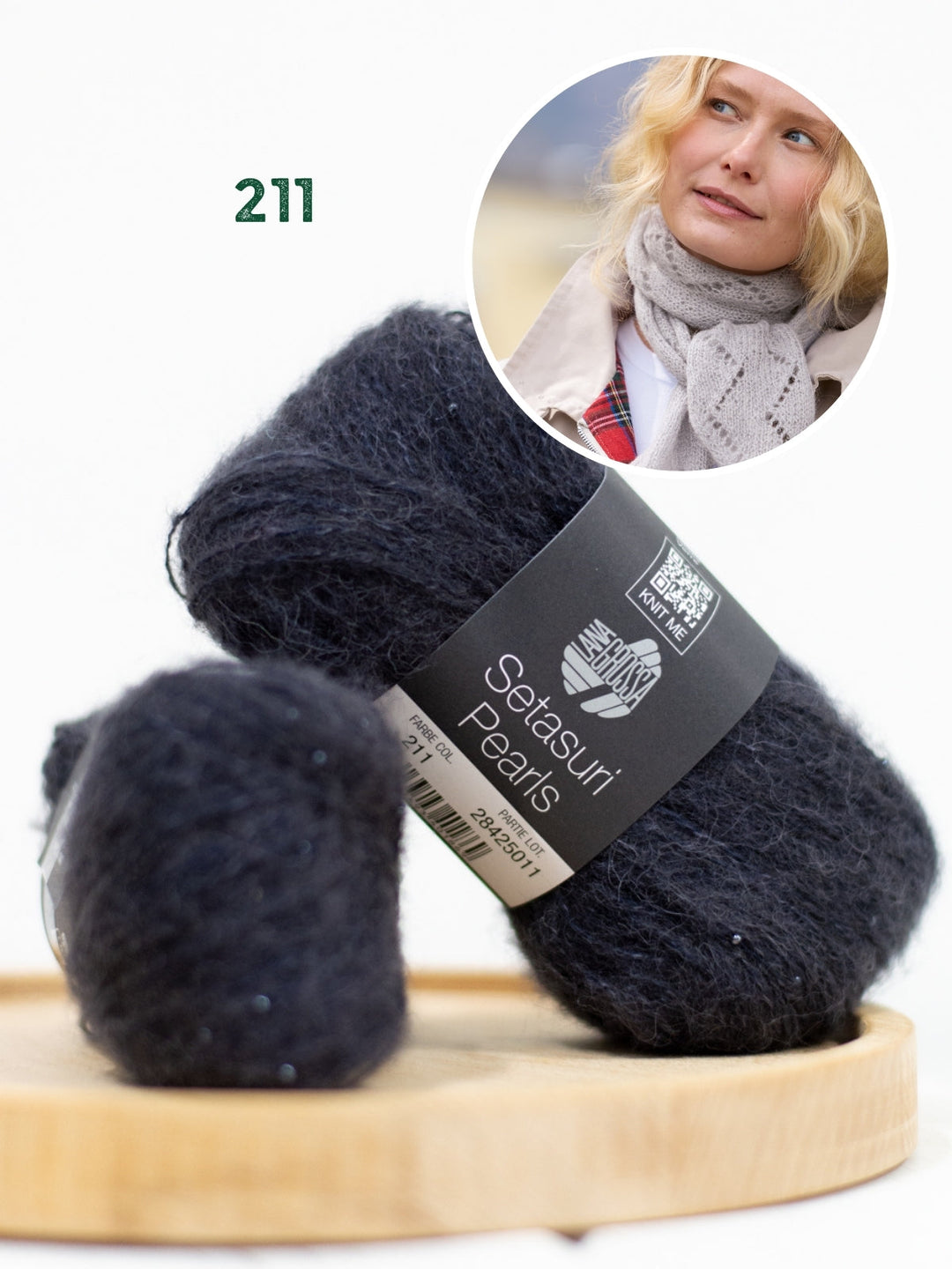 Strickpaket Setasuri Pearls Halstuch