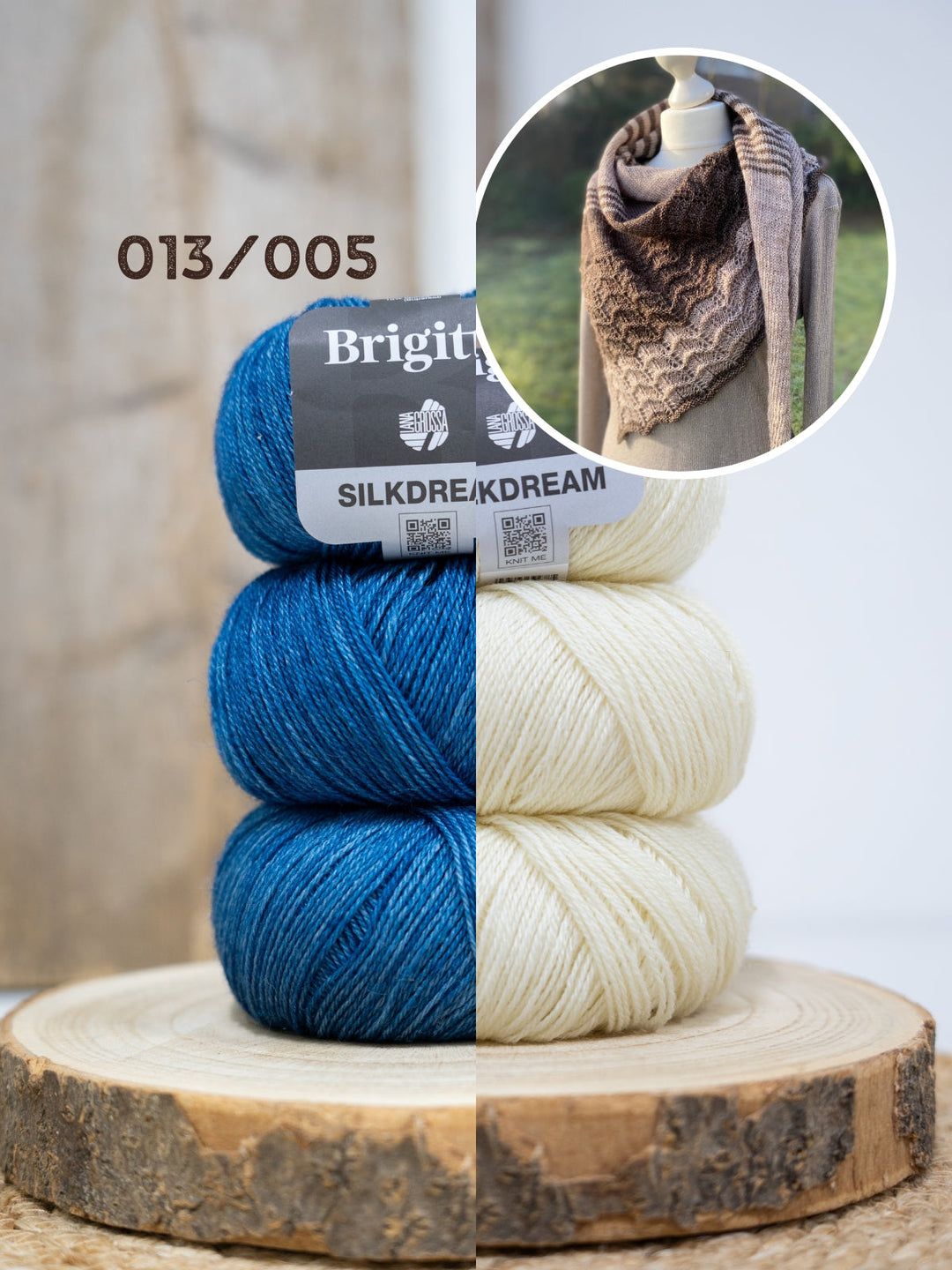 Strickpaket Lizas Tuch Line Poetry