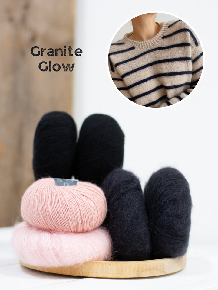 Strickpaket Bridget Sweater - Kolibri by Johanna