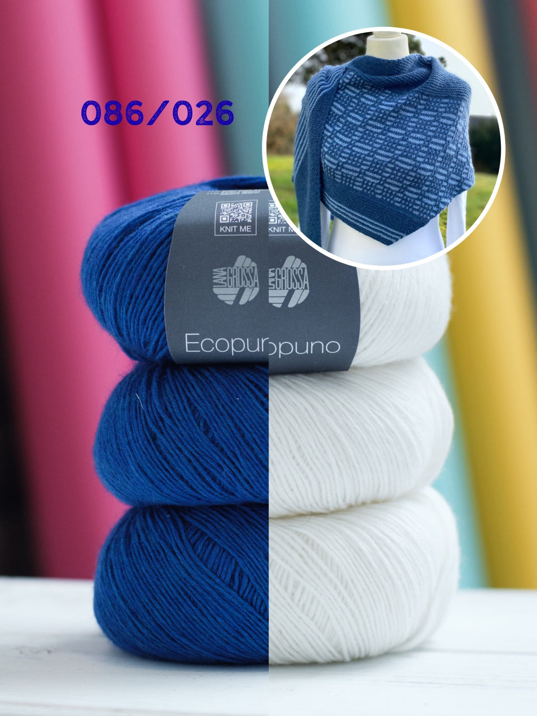 Strickpaket Lizas Tuch Square Garden