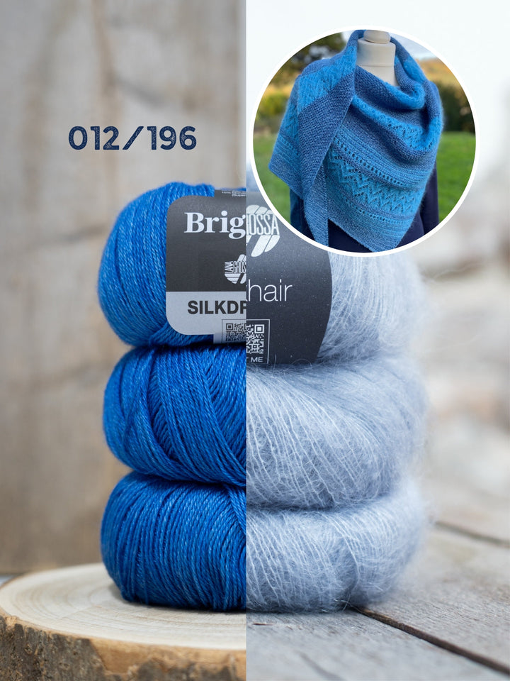 Strickpaket Lizas Tuch Tintenzauber