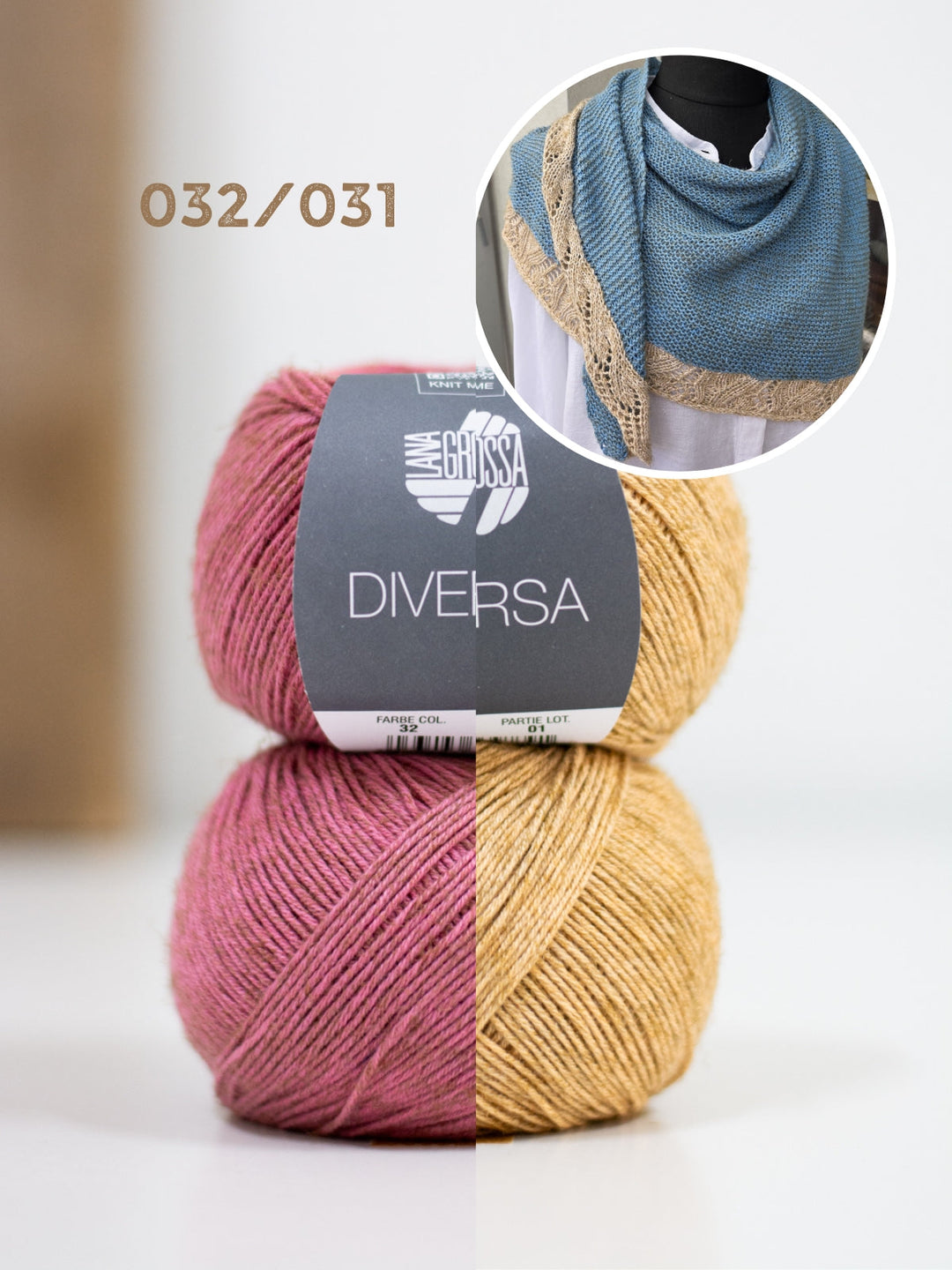 Strickpaket Lizas Tuch Tender Vine - Diversa