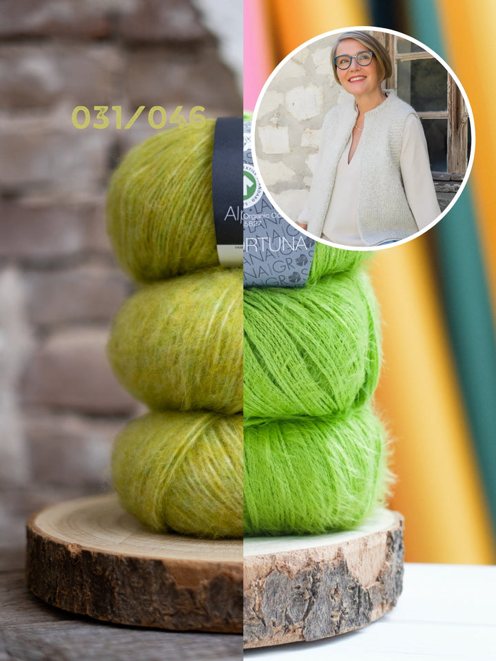 Strickpaket Mea Weste - Tanja Steinbach