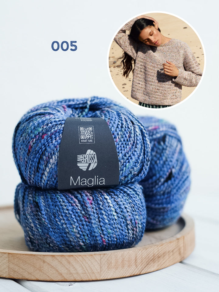 Häkelpaket Maglia Raglanpullover