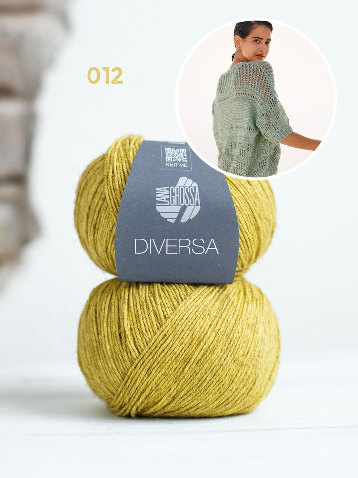 Strickpaket Diversa Jacke im Mustermix