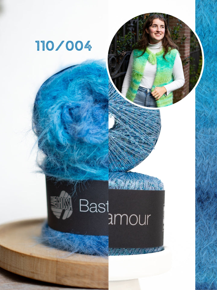 Strickpaket Mae Weste - Basta Mista Glamour - Tanja Steinbach