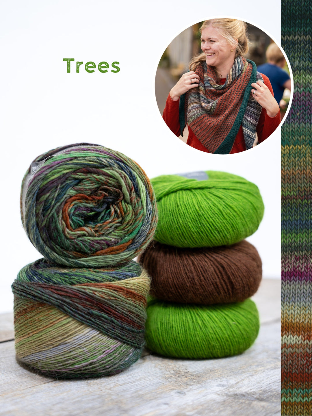 Strickpaket Lizas Tuch Polka Dots - Colorissimo