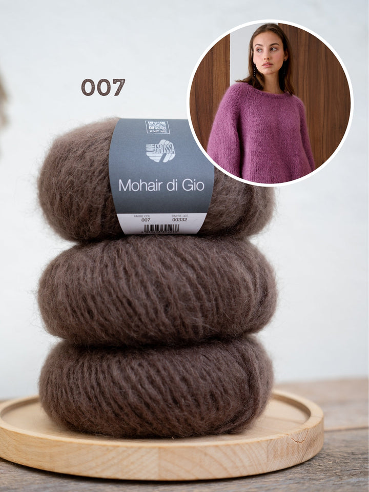 Strickpaket Mohair Di Gio Pullover
