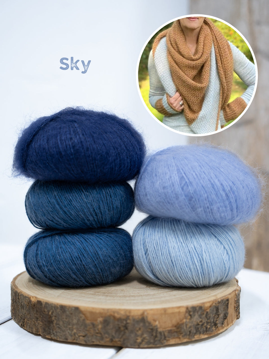 Strickpaket Lizas Tuch Salted Caramel