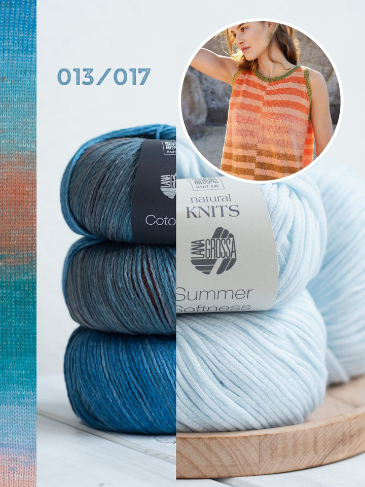 Strickpaket Cotonella Summer Softness Streifenshirt