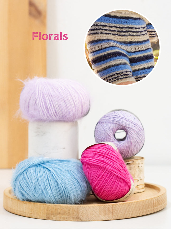 Strickpaket Finito Filo Paillettes Per Fortuna Tencellino Shorts
