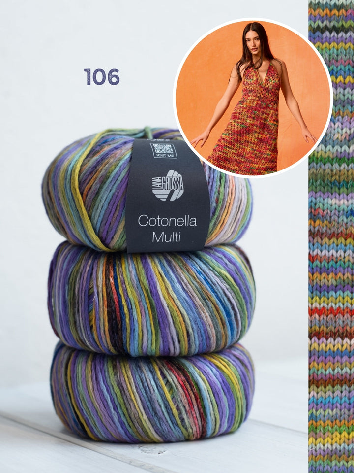 Häkelpaket Cotonella Multi Kleid