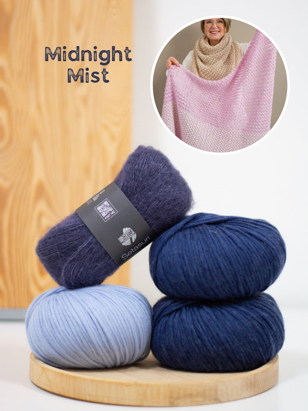 Strickpaket Tulipan Tuch - Tanja Steinbach - mit Originalanleitung