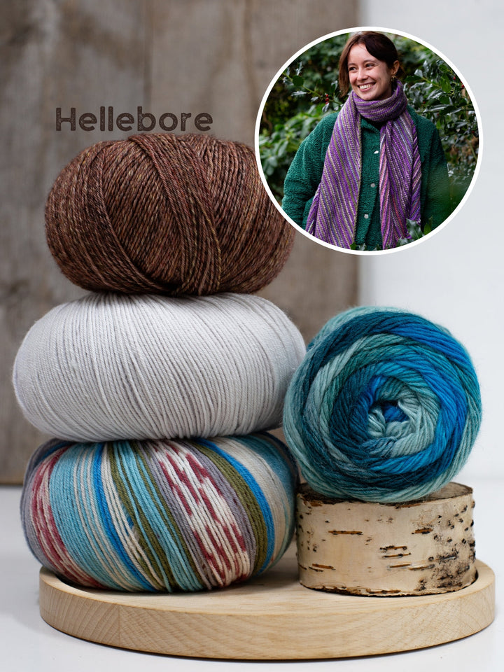 Tunesisches Häkelpaket Lavender Scarf – Studio Hook & Yarn