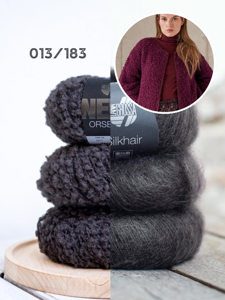 Strickpaket Orsetto Silkhair Jacke