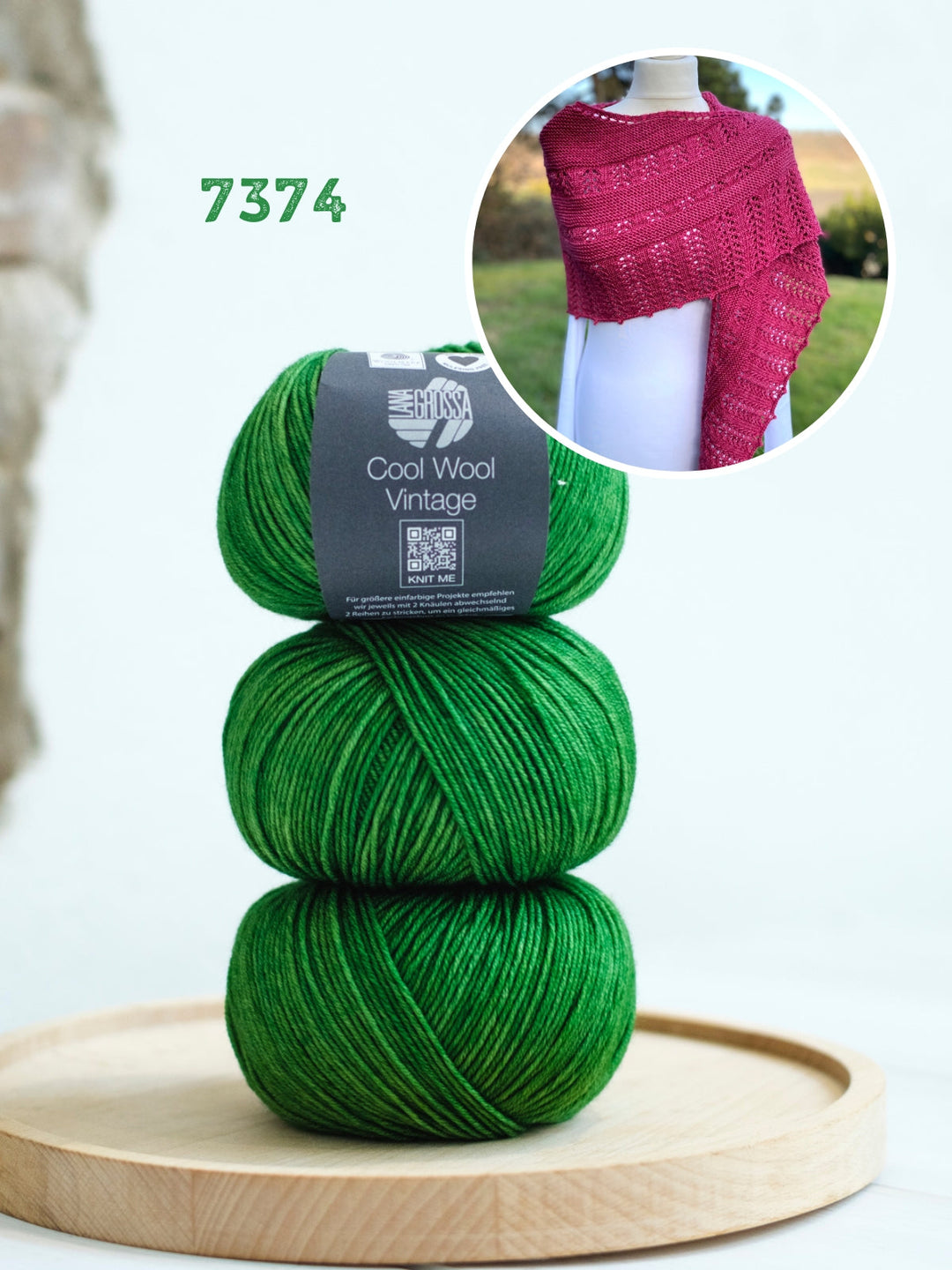Strickpaket Lizas Tuch Muskatblüte