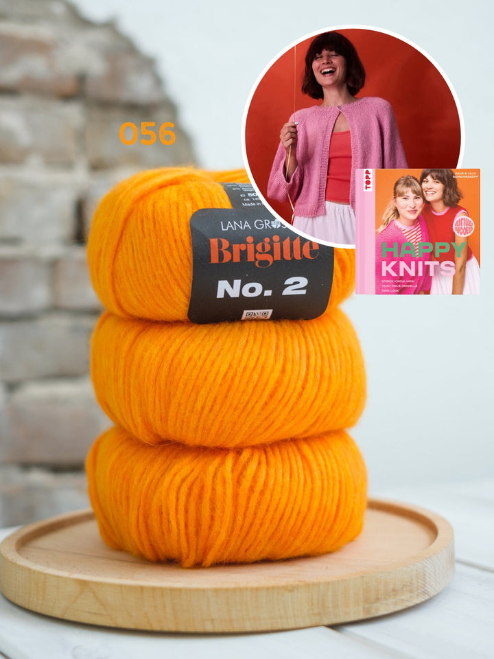Strickpaket Raglanjacke Frida - Happy Knits