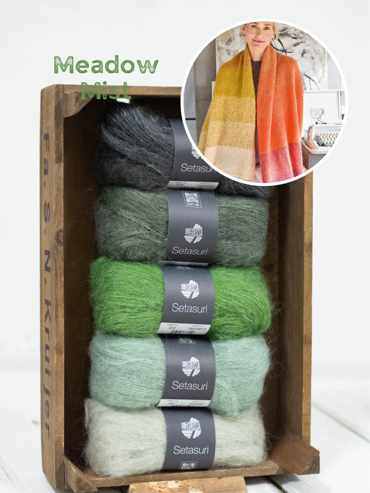 Strickpaket Setasuri Streifenstola