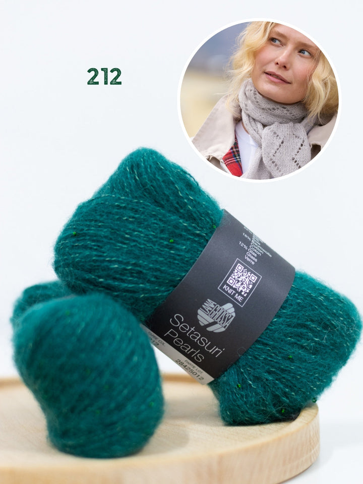 Strickpaket Setasuri Pearls Halstuch