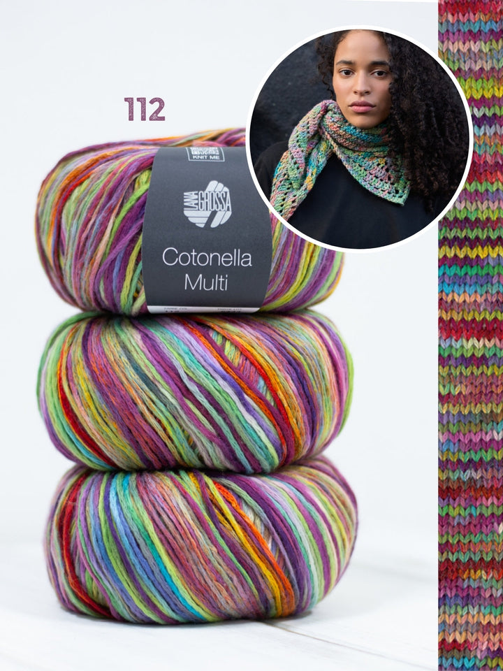Häkelpaket Cotonella Multi Kleine Dreieckstuch
