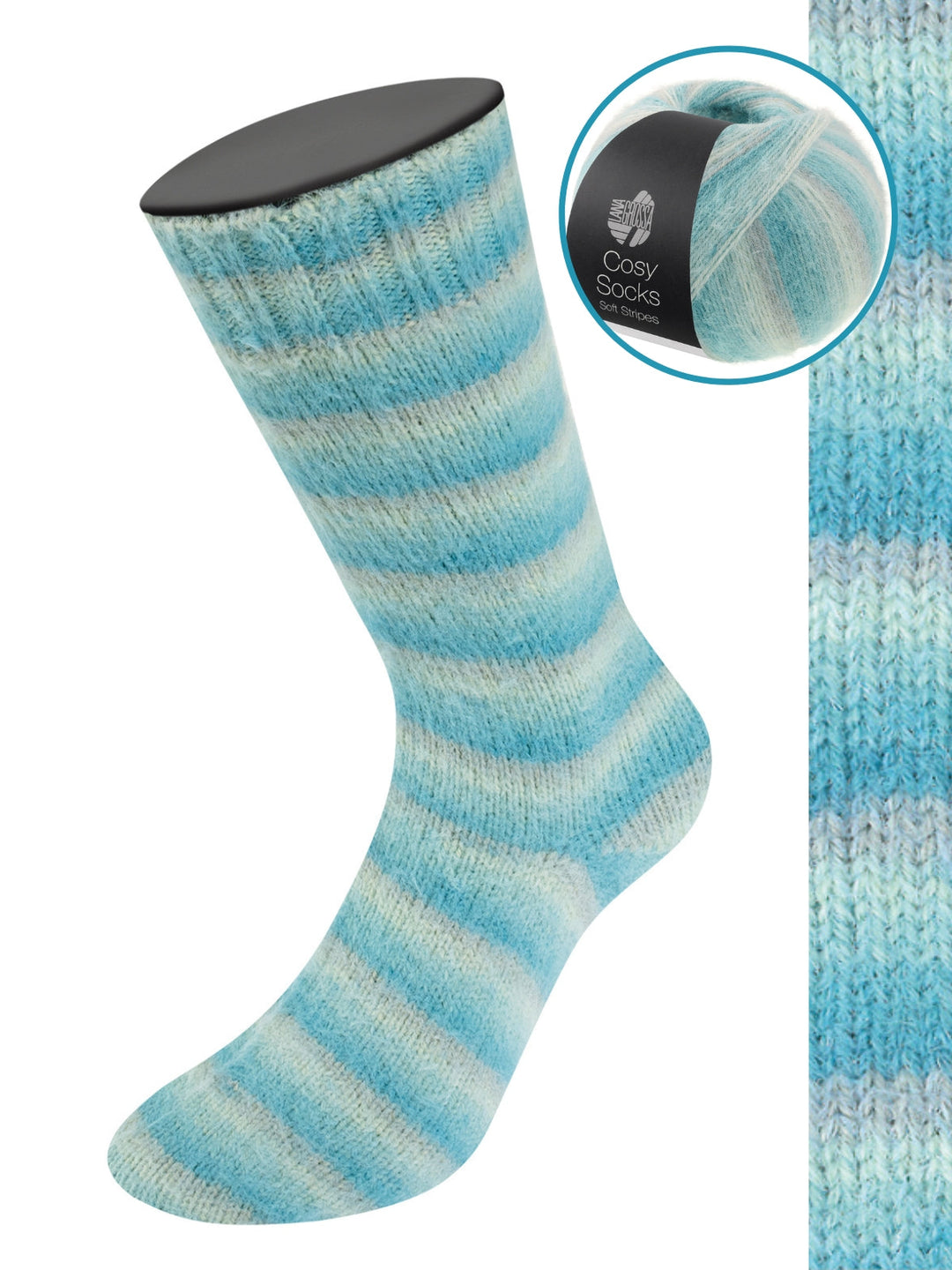 Cosy Socks Soft Stripes 110 Gelb/Dotter-/Safrangelb