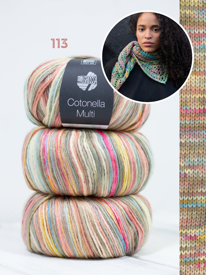 Häkelpaket Cotonella Multi Kleine Dreieckstuch
