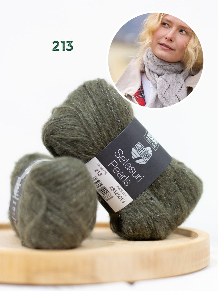 Strickpaket Setasuri Pearls Halstuch