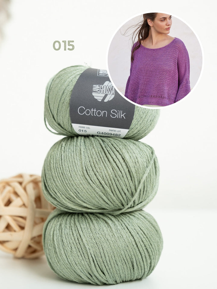 Strickpaket Cotton Silk Shirt