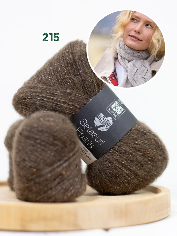 Strickpaket Setasuri Pearls Halstuch