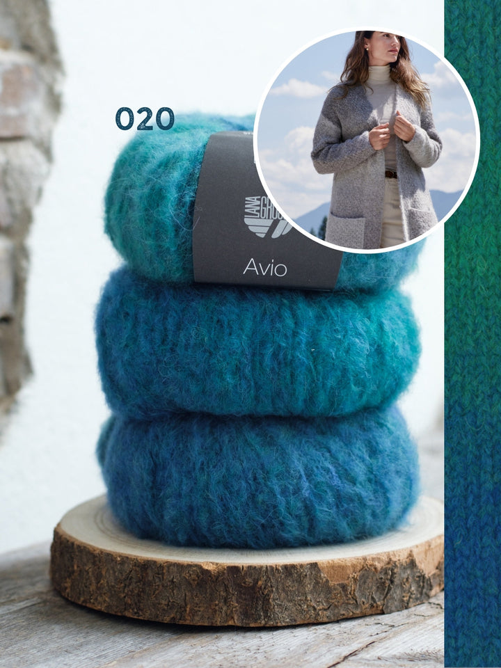 Strickpaket Avio Mantel