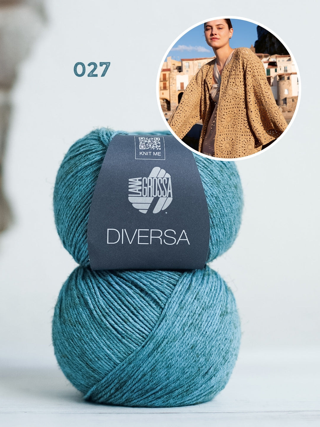 Häkelpaket Diversa Granny Cardigan
