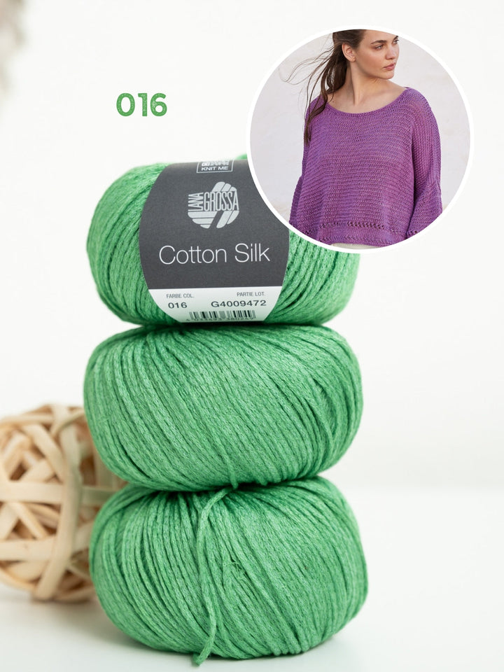 Strickpaket Cotton Silk Shirt