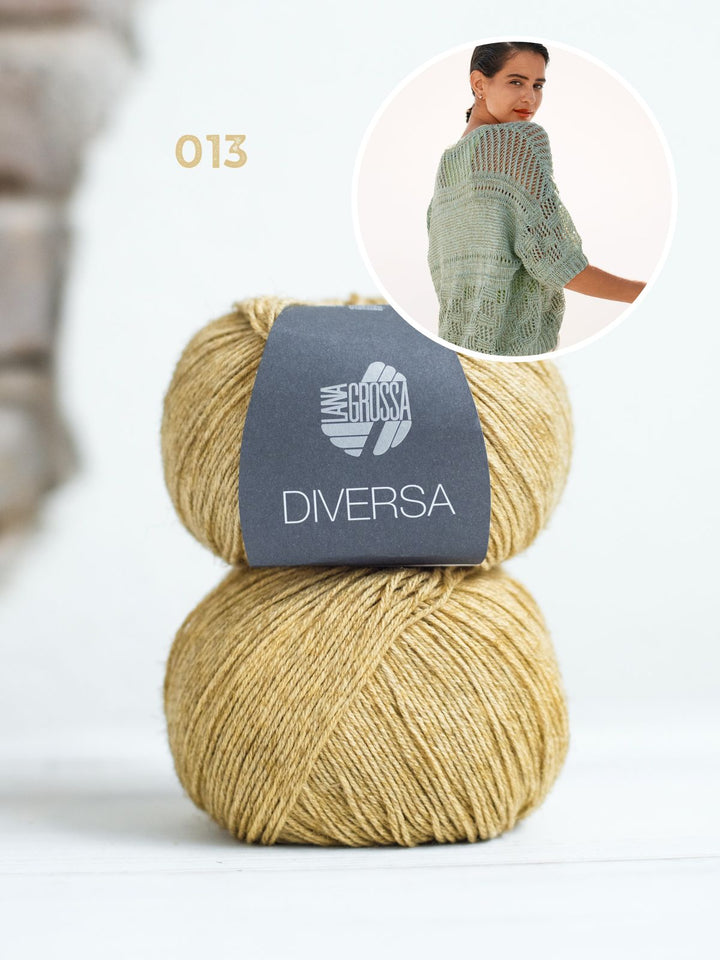 Strickpaket Diversa Jacke im Mustermix