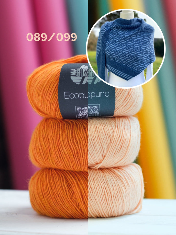 Strickpaket Lizas Tuch Square Garden