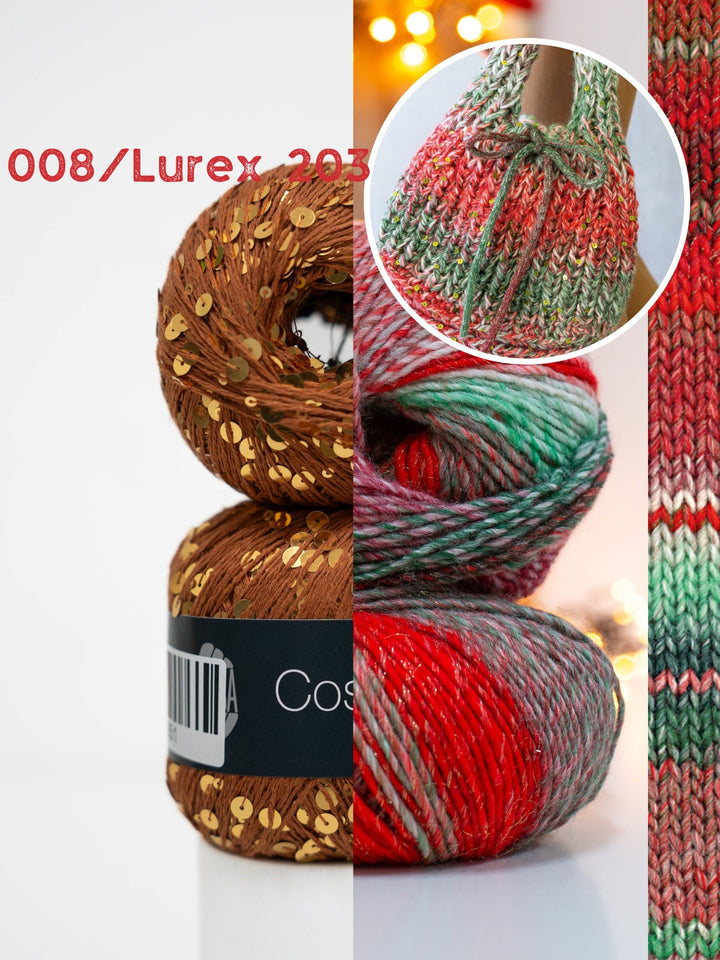 Strickpaket Christmas Edition Big Cosmo Tasche