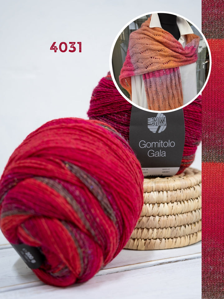 Strickpaket Lizas Schal Wintermorgen