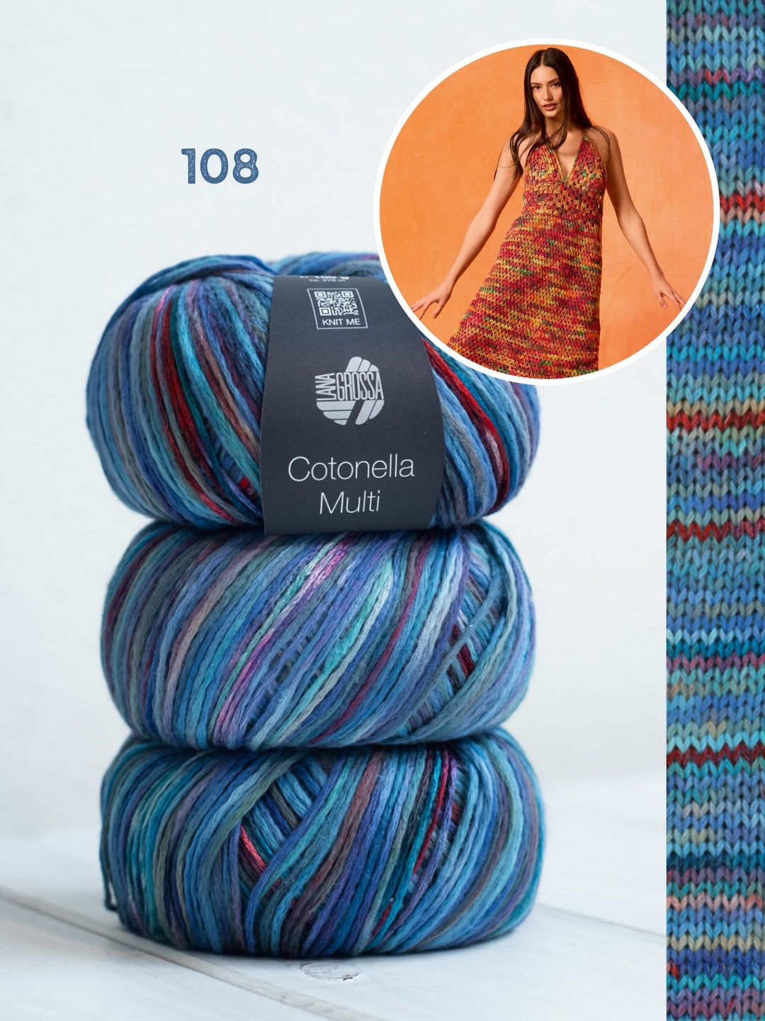 Häkelpaket Cotonella Multi Kleid