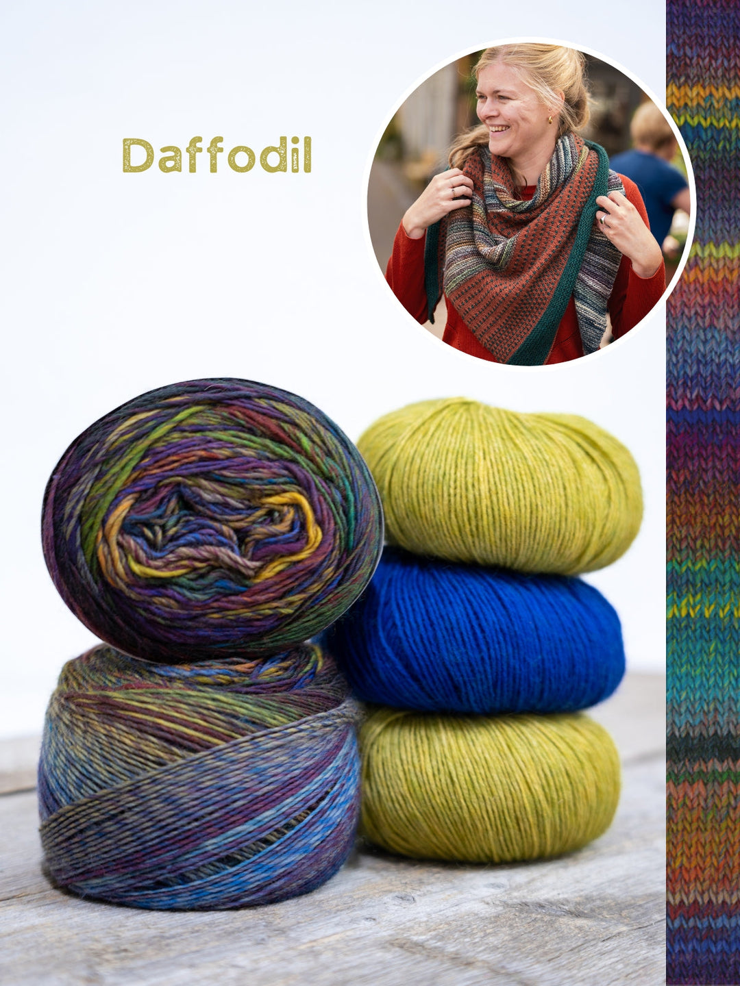 Strickpaket Lizas Tuch Polka Dots - Colorissimo