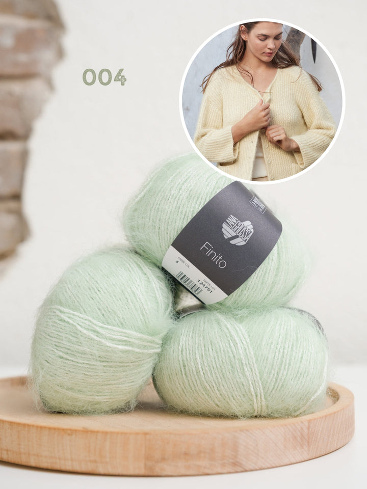 Strickpaket Finito Jacke mit Taschen