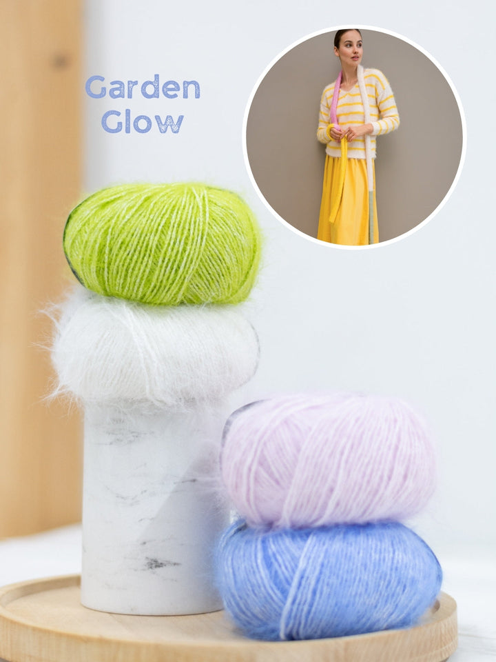 Strickpaket Finito Colorblock Schal