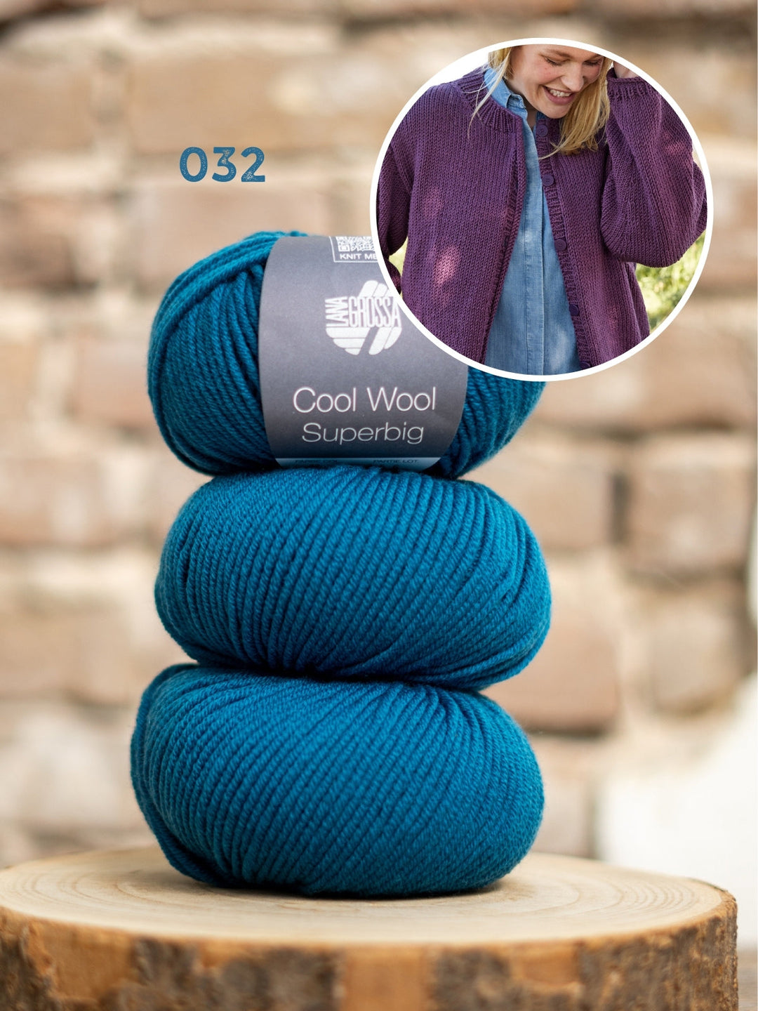 Strickpaket Cool Wool Superbig Top-down Oversized Jacke