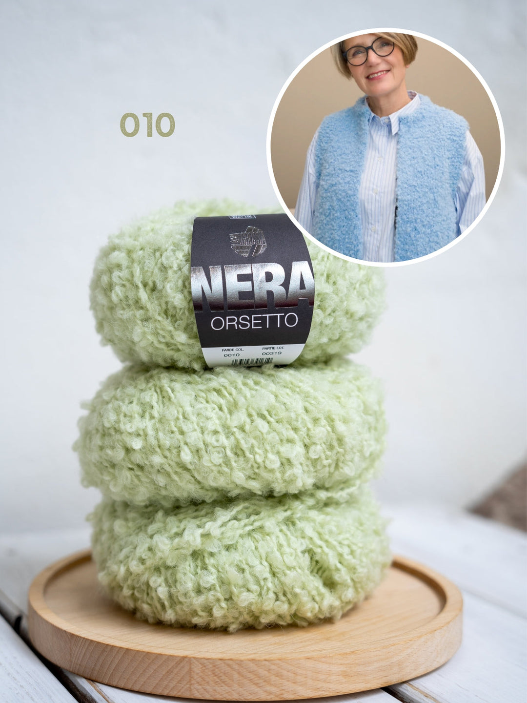 Strickpaket Mae Weste - Orsetto - Tanja Steinbach